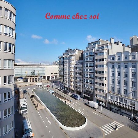 Lichtrijk En Comfortabel Hoekappartement Met Gratis Parking En Zeer Centraal Gelegen - Comme Chez Soi Oostende Exterior foto